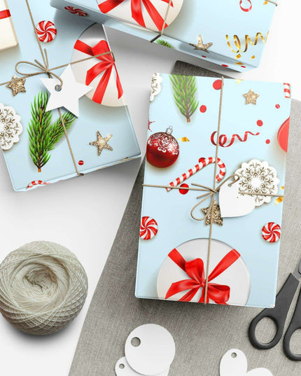Personalized Elegant Holiday Gift Wrap - Custom Matte & Satin Options