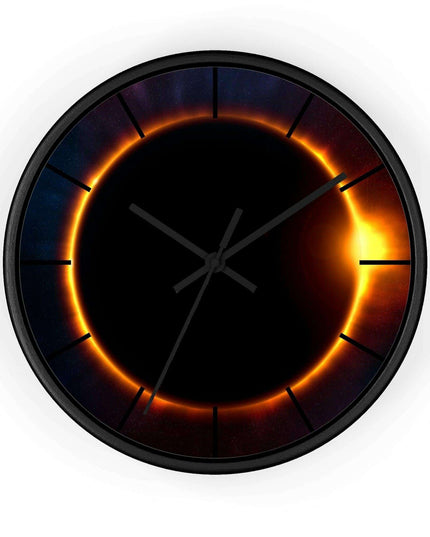 Elegant Wooden Framed Wall Clock for Upscale Home Interior