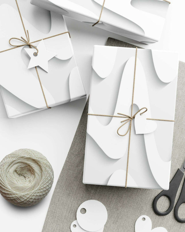 Personalized Sustainable 3D Christmas Gift Wrap - Custom Eco-Friendly Holiday Paper