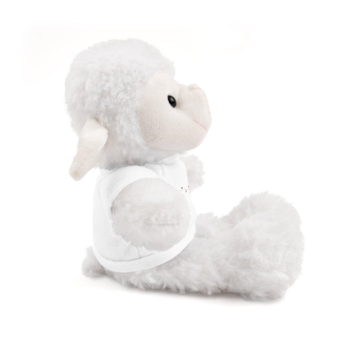 Customizable 8" Peekaboo Plush Animals for Valentine's Day with Personalizable Tees