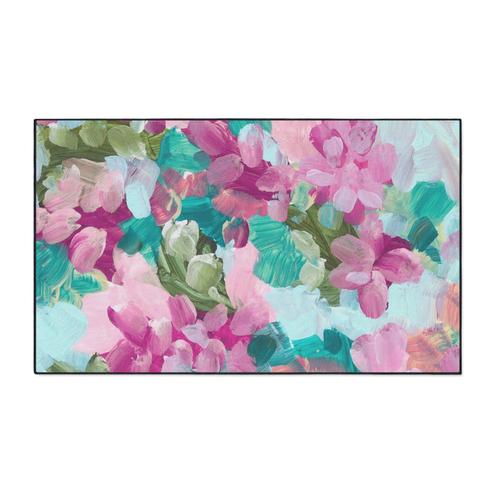 Elegant Floral Accent Rug for Fashionable Interiors