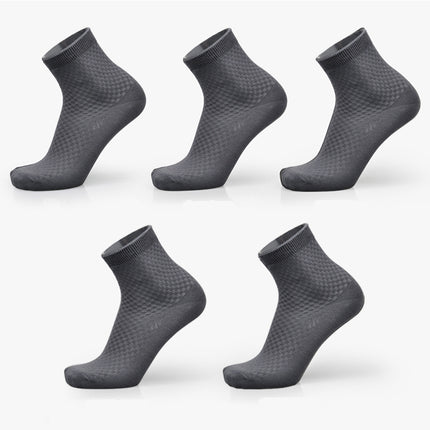 Peekaboo Studio Men's Bamboo Fiber Socks - Soft, Breathable Comfort
