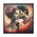 Whispers of Love - Romantic Valentine Matte Canvas Pinewood Frame