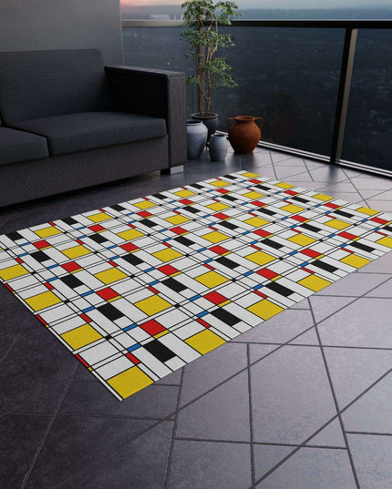 Elegant Chenille Outdoor Rug for Chic Exteriors