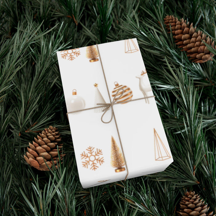 Customizable Sustainable 3D Gift Wrap Collection - Festive Finishes Edition