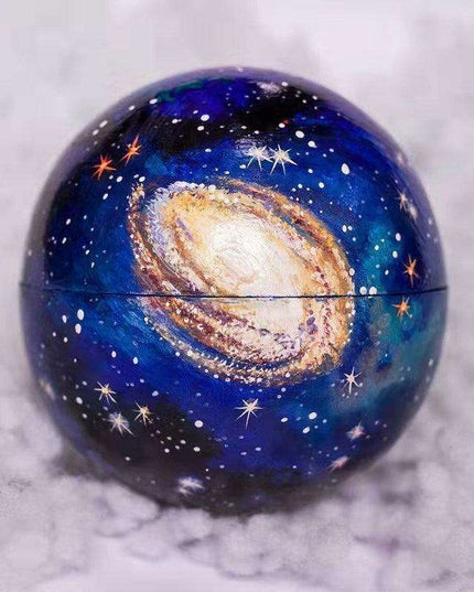 Celestial Harmony Artisan Wooden Solar System Model