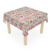 French Floral Elegance Square Tablecloth | Springtime Splendor | 55.1" x 55.1" Poly Blend
