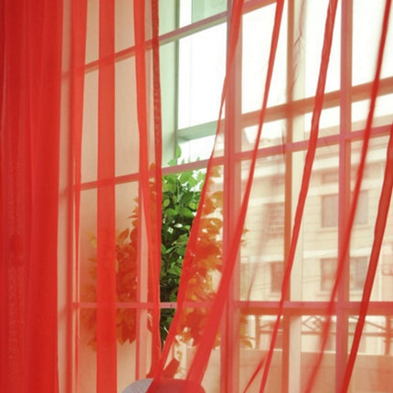 Peekaboo Studio Sheer Tulle Curtains - Modern, Transparent, Lightweigh