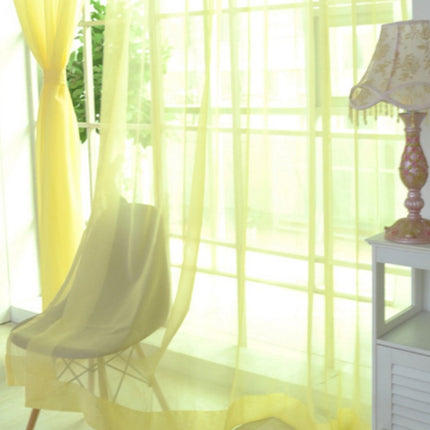Peekaboo Studio Sheer Tulle Curtains - Modern, Transparent, Lightweigh
