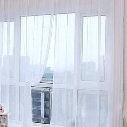Peekaboo Studio Sheer Tulle Curtains - Modern, Transparent, Lightweigh