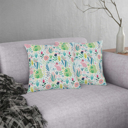 Vibrant Weather-Resistant Floral Garden Cushions - Très Bébé Collection