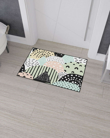 Chic Customizable Heavy Duty Polyester Floor Mat for Home Safety