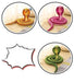 Realistic Cobra Snake Plush Toy - Versatile Educational Stuffed Animal for Home Decor and Play