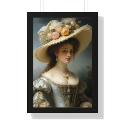 Elegant Femme Fatale: Sustainable Art Print for Stylish Home Interiors