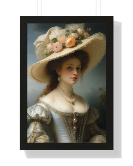 Elegant Femme Fatale: Sustainable Art Print for Stylish Home Interiors