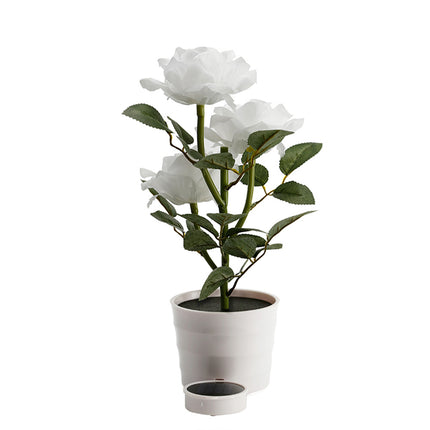 Peekaboo Studio Artificial Flower LED Pot with Timer & Color Change