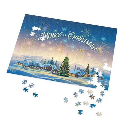 Joyful Christmas Holiday Jigsaw Puzzle - Fun for All Ages