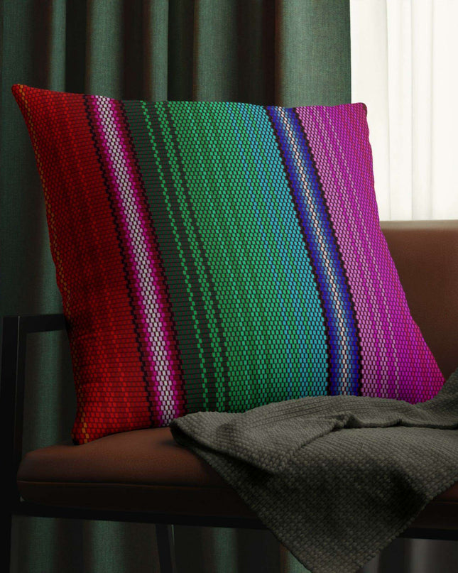 Colorful Water-Resistant Floral Outdoor Cushion Set with Hidden Zipper