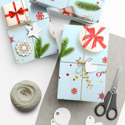 Personalized Elegant Holiday Gift Wrap - Custom Matte & Satin Options