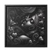 Elegant Embrace - Premium Matte Canvas in Black Pinewood Frame