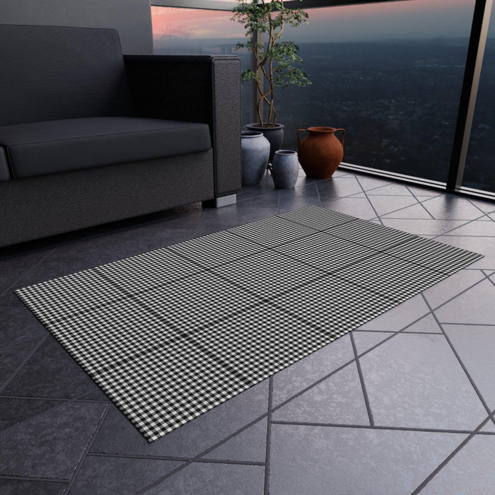 Chic Outdoor Chenille Rug for Elevated Outdoor Spaces