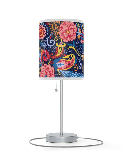 Sophisticated Customization: Maison d'Elite Steel Base Table Lamp with Tailored Trim & Plug Options