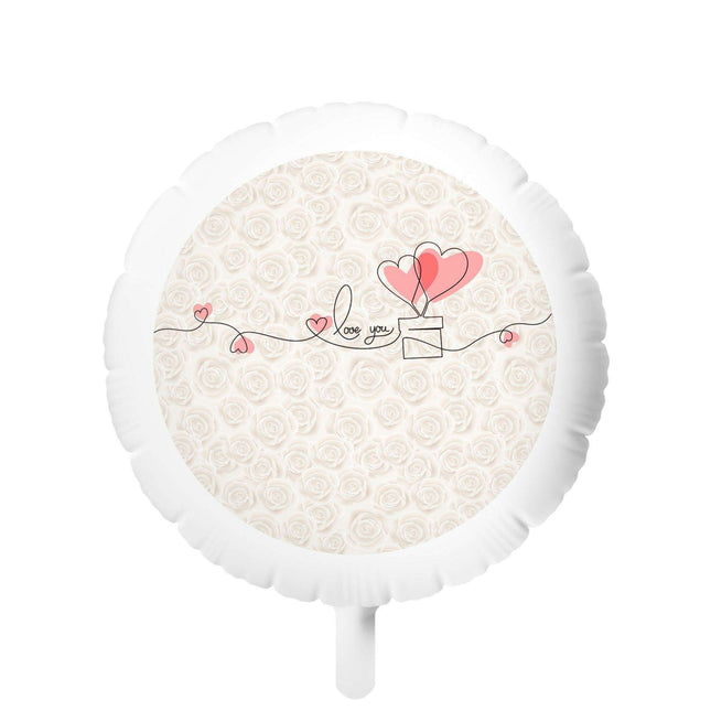 Lavish Mylar Helium Balloon for Valentine's Day - Elegant, Durable, and Perfect for Celebrations