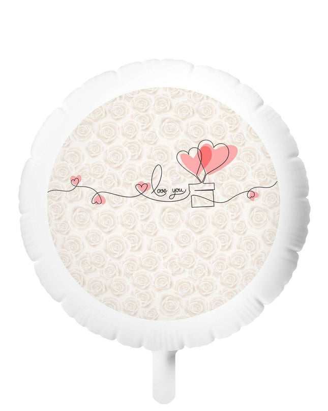 Lavish Mylar Helium Balloon for Valentine's Day - Elegant, Durable, and Perfect for Celebrations