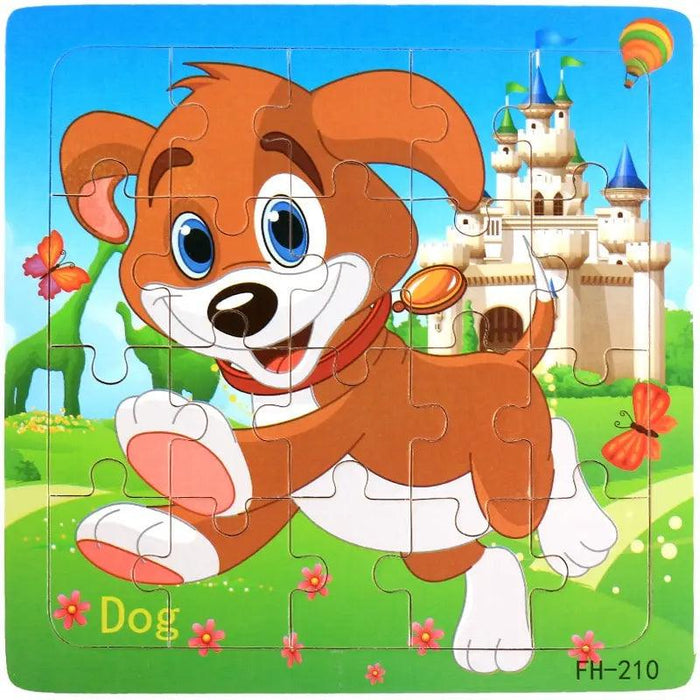 Montessori Interactive 3D Wooden Puzzle - Engaging Learning Toy for Young Adventurers