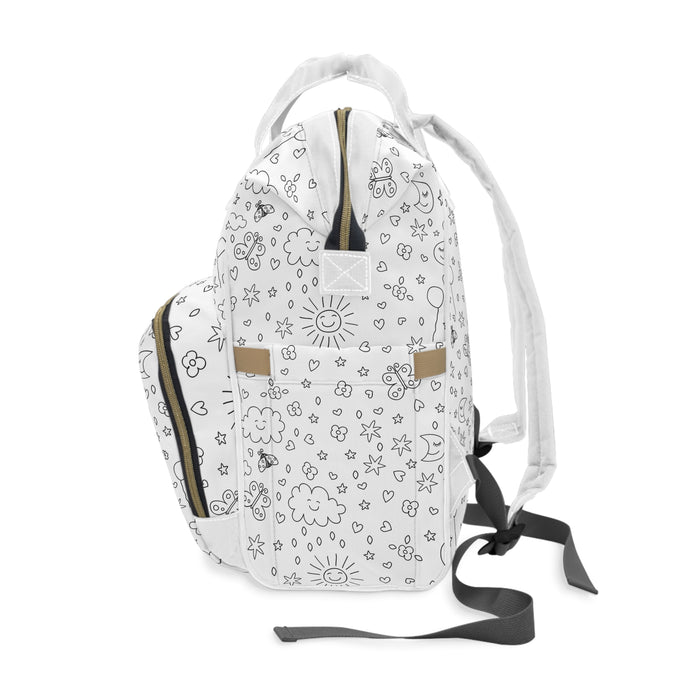 Luxurious Baby Essentials Diaper Backpack with Unique Design