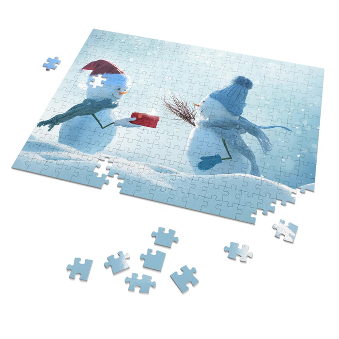 Christmas Holiday Jigsaw Puzzle Set for Family Fun and Cognitive Skills