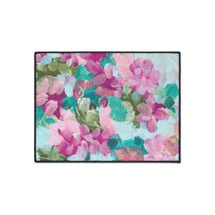 Elegant Floral Non-Slip Area Rug for Modern Home Elegance