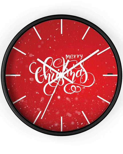 Elegant Holiday Clock with Exquisite Wooden Design by Maison d'Elite