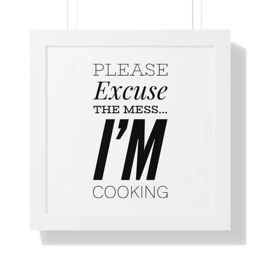Maison d’ Elite Kitchen Quotes Print Framed Poster