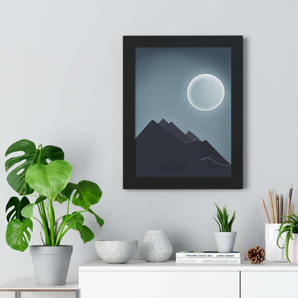 Celestial Harmony Eco-Conscious Framed Art Print
