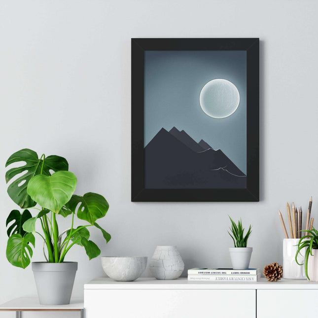Celestial Harmony Eco-Conscious Framed Art Print