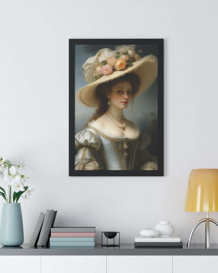 Elegant Femme Fatale: Sustainable Art Print for Stylish Home Interiors