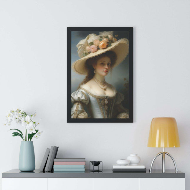 Elegant Femme Fatale: Sustainable Art Print for Stylish Home Interiors