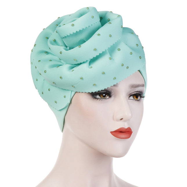 Peekaboo Studio Large Ceramic Flower Hat with Cotton Toe Cap