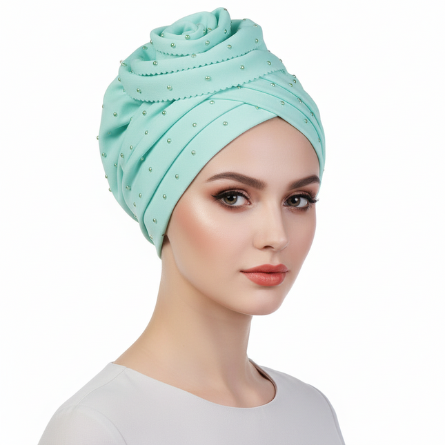 Peekaboo Studio Large Ceramic Flower Hat with Cotton Toe Cap