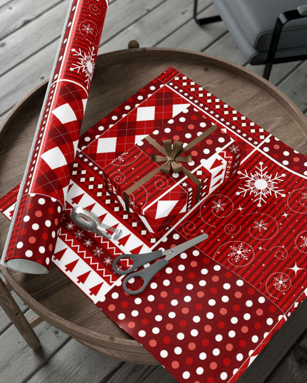 Elegant Customizable Christmas Gift Wrap - Premium Matte & Satin Finishes Made in the USA