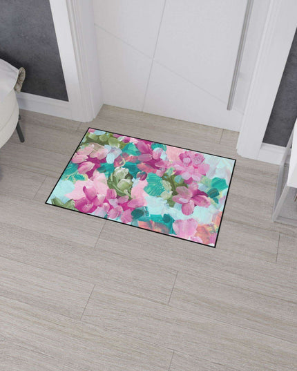 Elegant Floral Non-Slip Area Rug for Modern Home Elegance