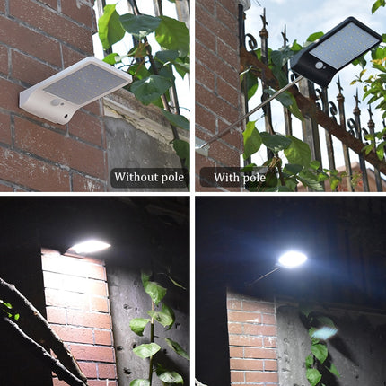 Solar Powered Outdoor Garden Light with 36 LEDs and 2200mAh Battery