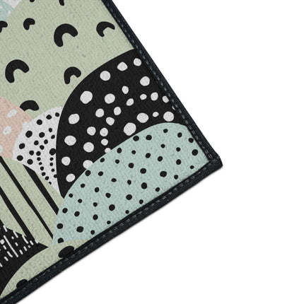 Chic Customizable Heavy Duty Polyester Floor Mat for Home Safety