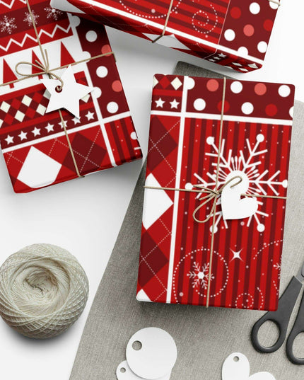 Elegant Customizable Christmas Gift Wrap - Premium Matte & Satin Finishes Made in the USA