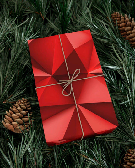 Eco-Friendly Elegance: Luxe Christmas Gift Wrap Set in Matte & Satin