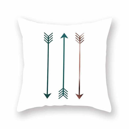Bright color geometric pillow cushion cover