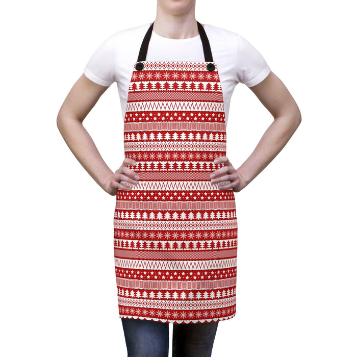 Winter Wonderland Christmas Polyester Twill Cooking Apron