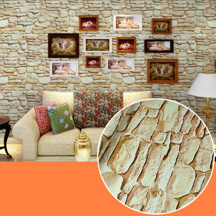 Peekaboo Studio Brick Pattern Waterproof Wallpaper - Durable & Easy to