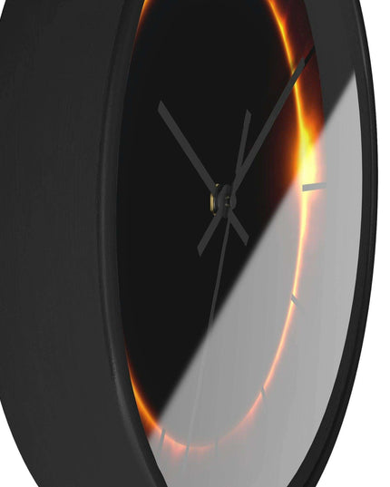 Elegant Wooden Framed Wall Clock for Upscale Home Interior